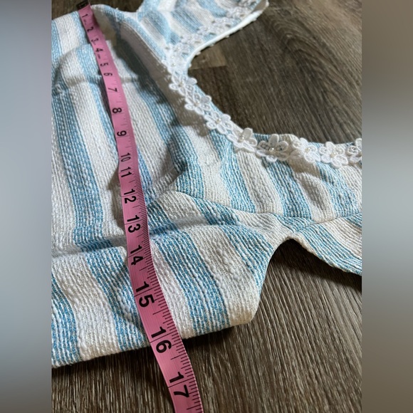 Lilly Pulitzer Rylan Dress Blue and White Stripes - Picture 5 of 11